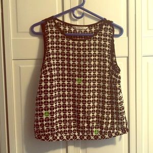Adorable Trina Turk summer blouse! Size M.